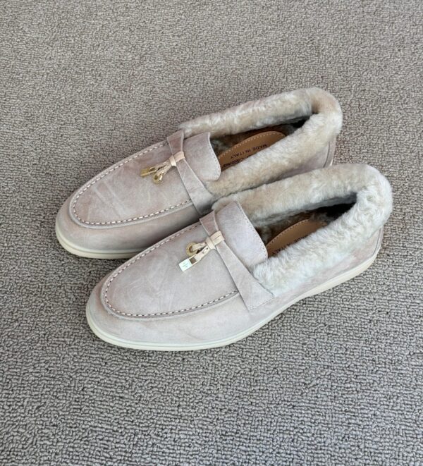 Loro Piana Summer Charms Walk Loafer Fur