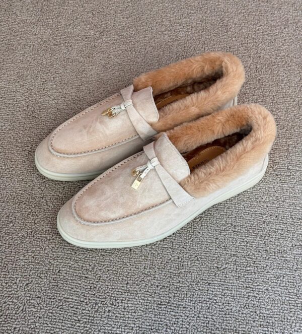 Loro Piana Summer Charms Walk Loafer Fur
