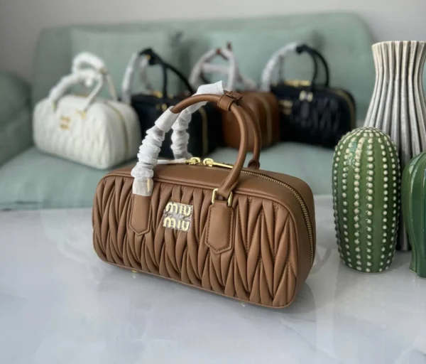 Miu Miu Arcadie matelassé leather bag
