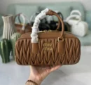 Miu Miu Arcadie matelassé leather bag