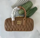 Miu Miu Arcadie matelassé leather bag