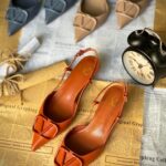 Valentino Short Heel Slingback - 01