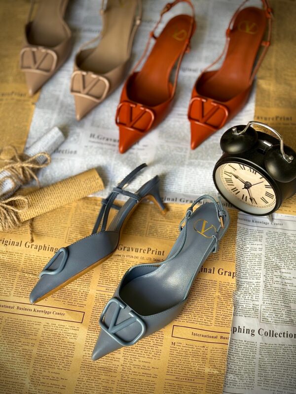Valentino Short Heel Slingback - Image 7