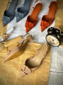 Valentino Short Heel Slingback