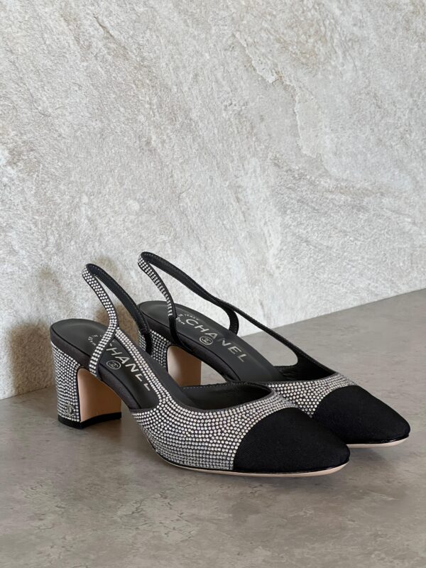 Chanel Slingback heels - Image 3