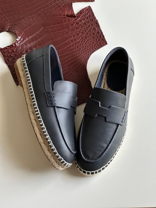 Hermes Trip Espadrille ( Navy Blue) - Image 3