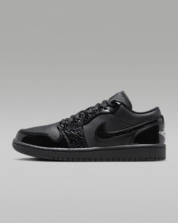 Air Jordan 1 Low Black Croc - Image 3